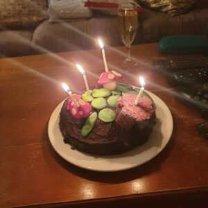 Augie's cake for Hazel's birthday